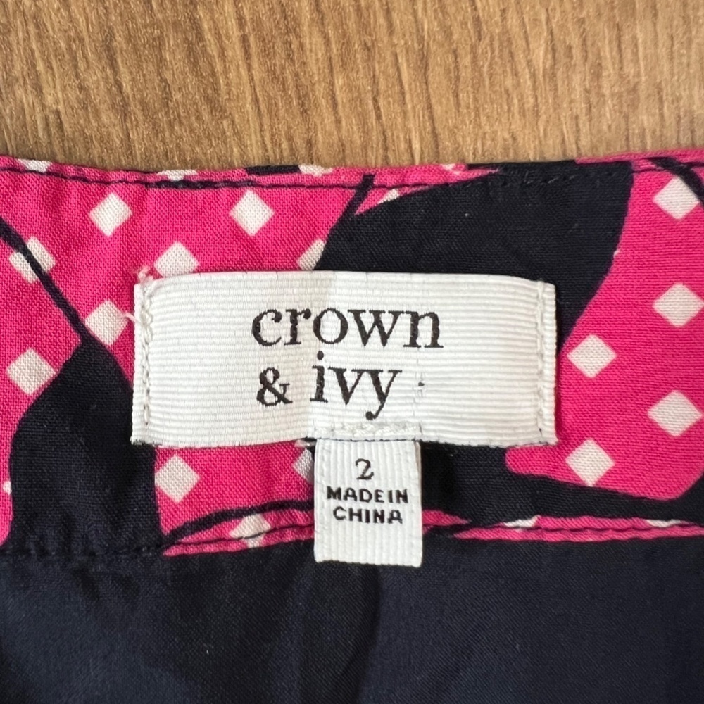 Crown & Ivy Pink Elephant Dress/Cover up Sz 2 - Picture 4 of 13